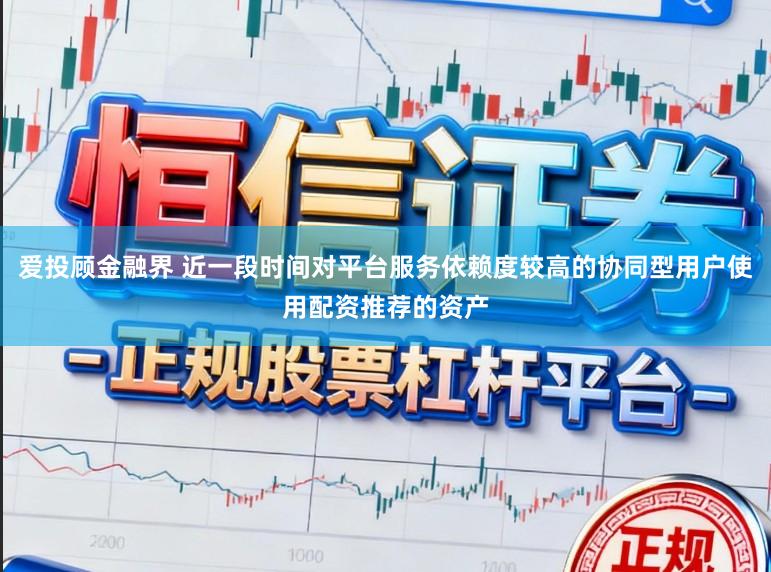 爱投顾金融界 近一段时间对平台服务依赖度较高的协同型用户使用配资推荐的资产