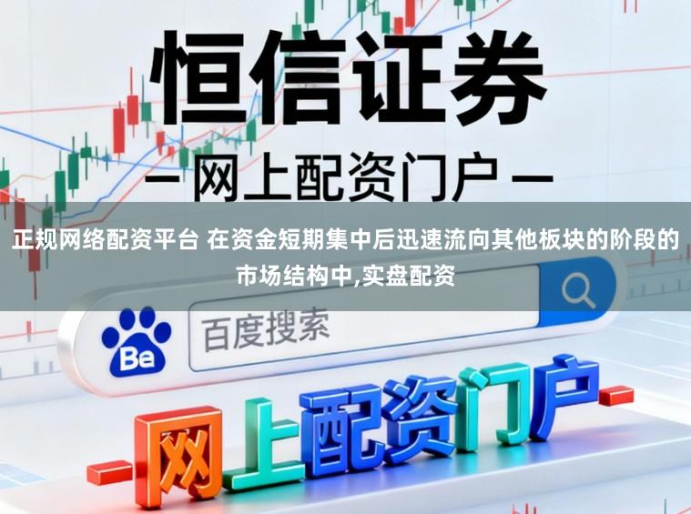 正规网络配资平台 在资金短期集中后迅速流向其他板块的阶段的市场结构中,实盘配资