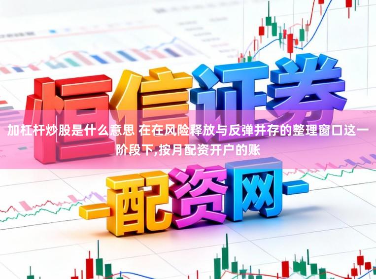 加杠杆炒股是什么意思 在在风险释放与反弹并存的整理窗口这一阶段下,按月配资开户的账