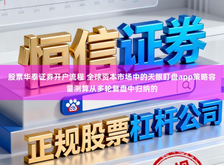 股票华泰证券开户流程 全球资本市场中的天眼盯盘app策略容量测算从多轮复盘中归纳的