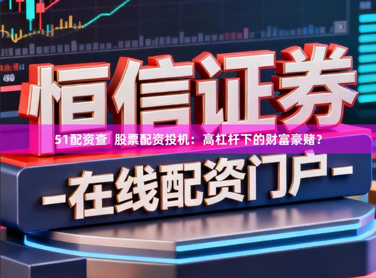 51配资查  股票配资投机：高杠杆下的财富豪赌？